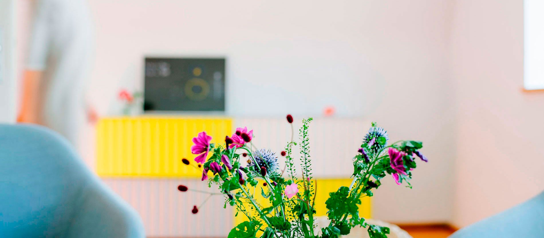 Bild zeigt einen Blumenstrauß mit Wildblumen